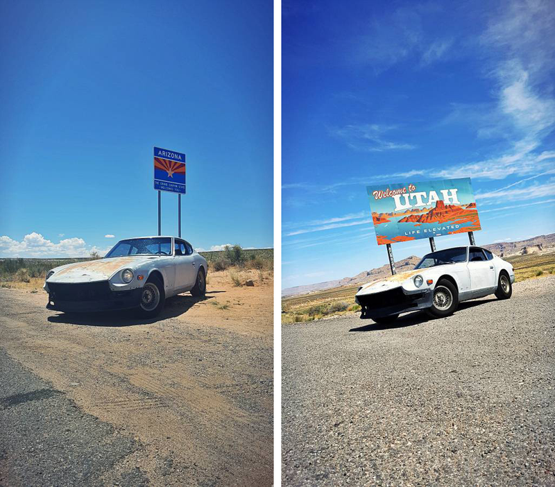 Illustration for article titled Hats Off To This Horrible Datsun